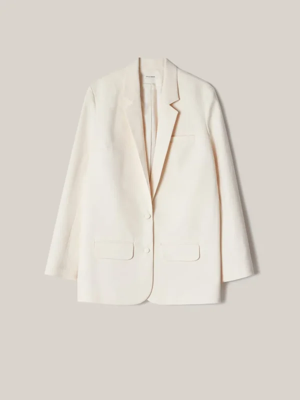 MALAIKARAISS Blazer Bouvi­er nat­ur­alwhite<< Jackets