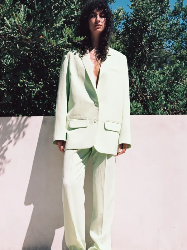 MALAIKARAISS Blazer Bouvi­erLime<< Jackets