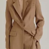 MALAIKARAISS BLAZER CAM­ILLECAMEL<< Jackets