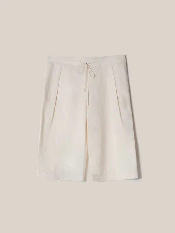 MALAIKARAISS Board Shorts OffWhite<< Trousers