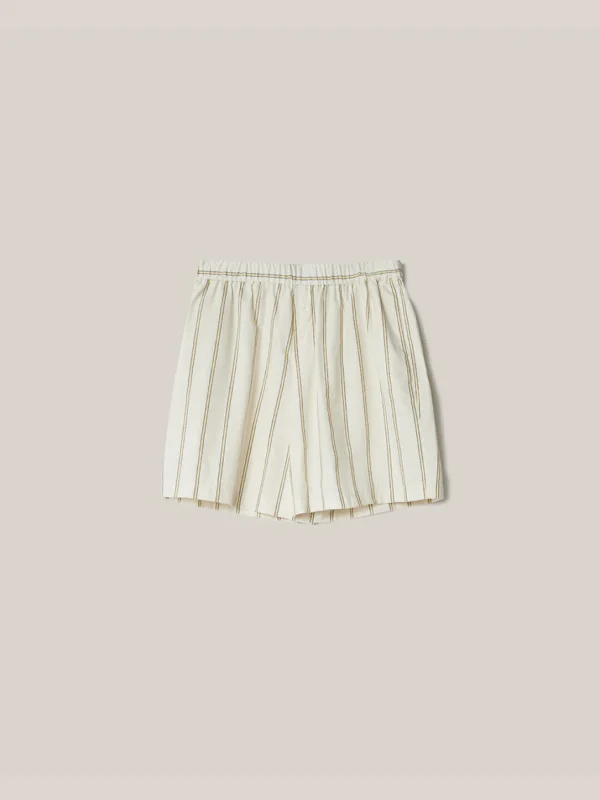 MALAIKARAISS Box­er Striped<< Trousers