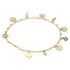 MALAIKARAISS Charm Brace­let WISH­PLATE SWAROVSKI<< Bracelets