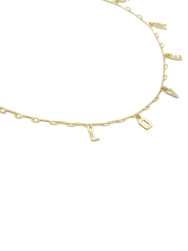 MALAIKARAISS Charm Neck­lace MES­SAGE LOVERS<< Necklaces