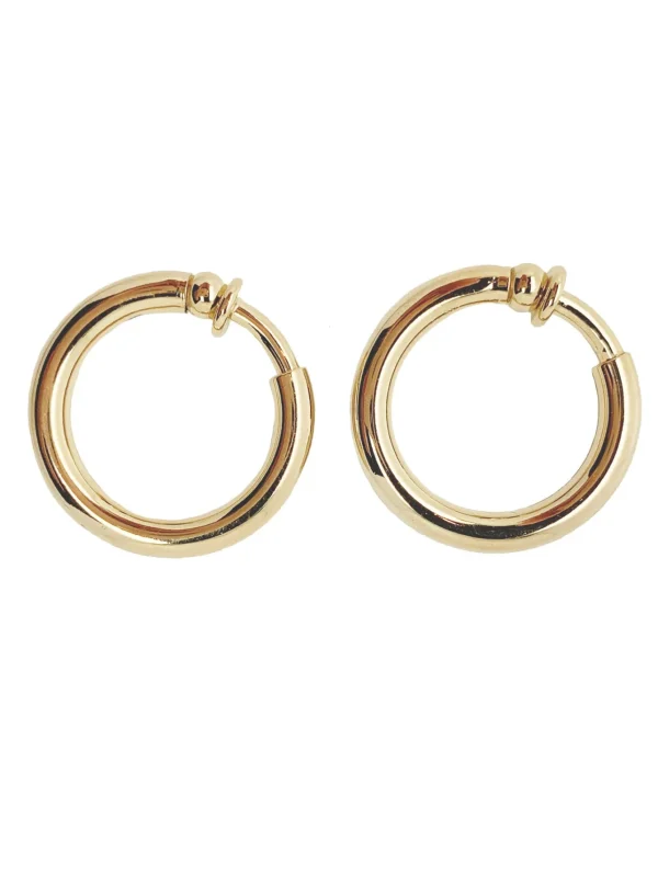 MALAIKARAISS CHUNKY HOOPS<< Earrings