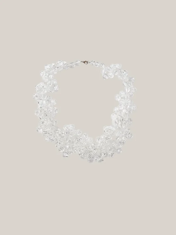 MALAIKARAISS Crochet Beads Col­li­er IceCube<< Necklaces | Bridal