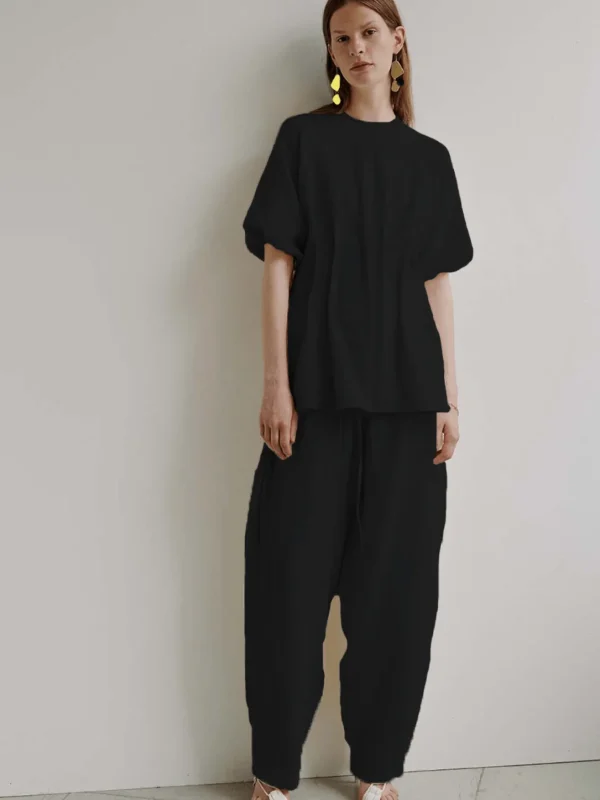 MALAIKARAISS Drawstring Pants<< Trousers