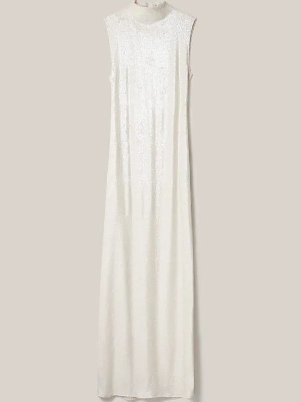 MALAIKARAISS Dress Aylin Cream White &Liquorice<< Dresses | Bridal