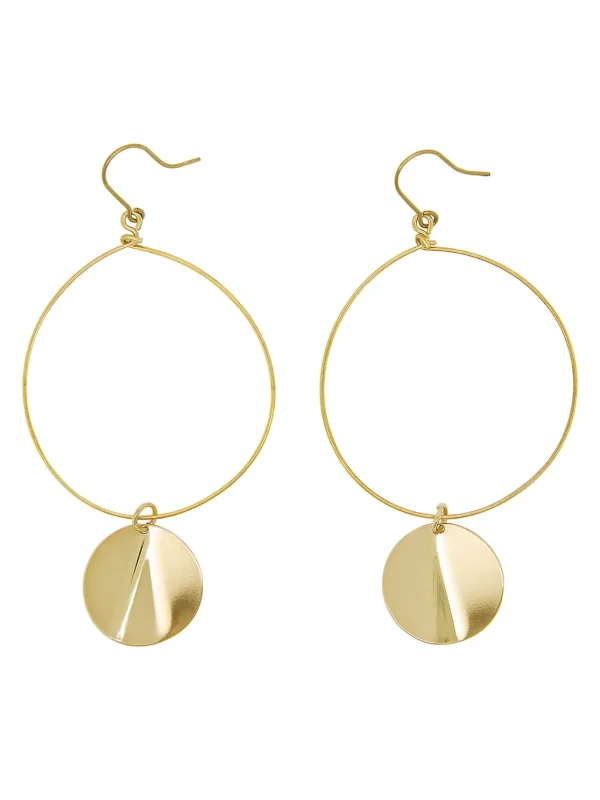 MALAIKARAISS Ear­rings CIRCLE WISHPLATE<< Earrings