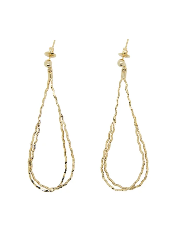 MALAIKARAISS Ear­rings COQUILLE DOUBLE LOOP<< Earrings