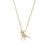 MALAIKARAISS Neck­lace DINO­LOVE – TREX SHOUTOUT<< Necklaces