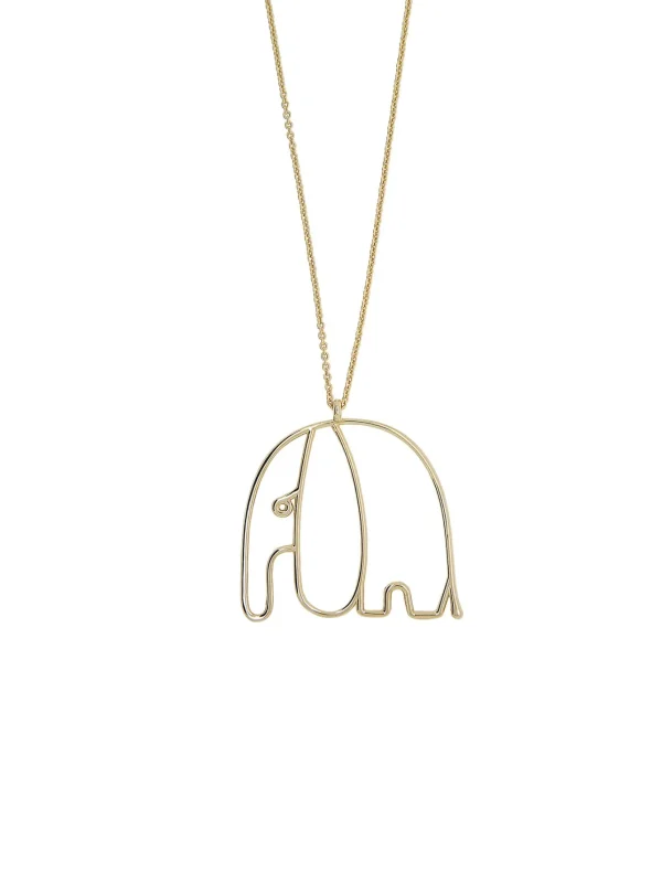 MALAIKARAISS Neck­lace ELE­PHANT3D<< Necklaces