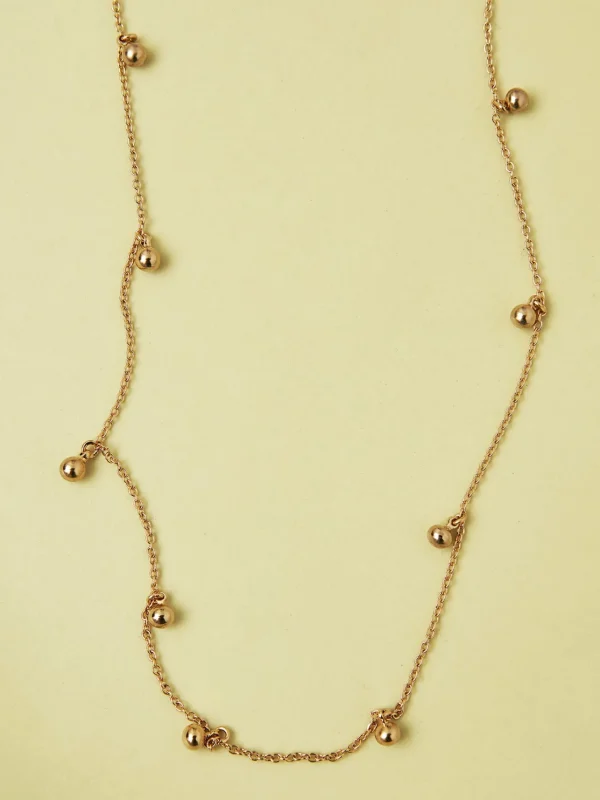 MALAIKARAISS Neck­lace GOLDEN BEADS<< Necklaces