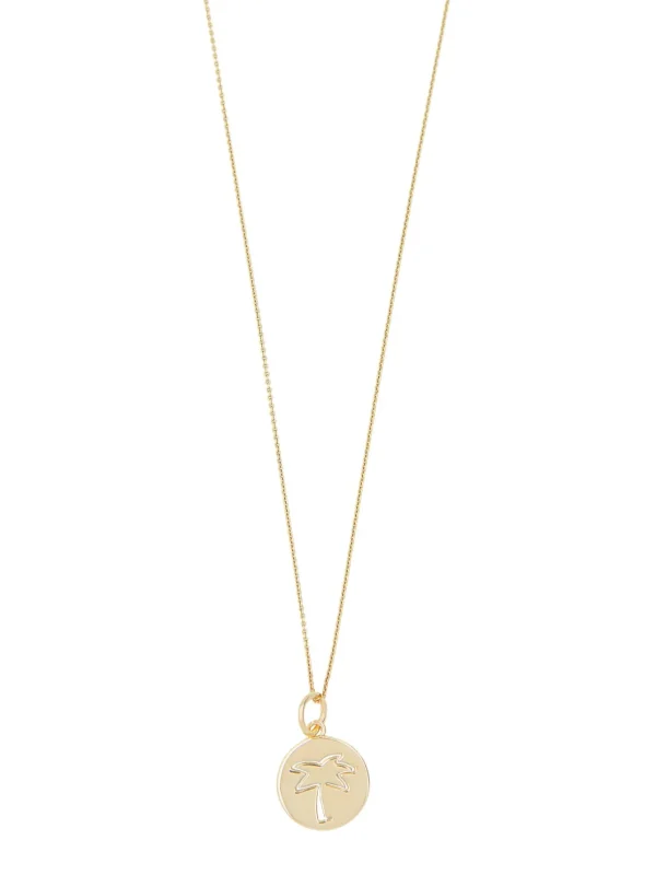 MALAIKARAISS Neck­lace PLAQUETTE PALMTREE<< Necklaces