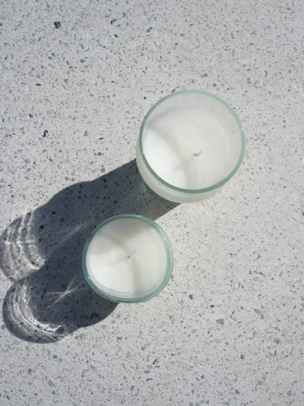 MALAIKARAISS Recycled Glass Candle-Set<< Malaika Market