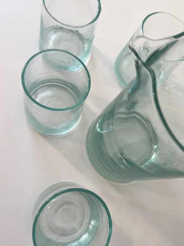 MALAIKARAISS Recycled Glass Pitcher<< Malaika Market