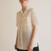 MALAIKARAISS SHIRT BLOUSE CHAND­LERWHITE<< Tops/blouses