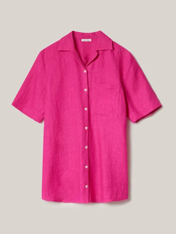 MALAIKARAISS Shirt Blouse Resort Pink<< Tops/blouses