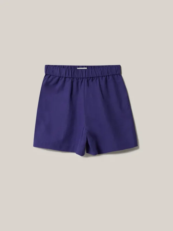 MALAIKARAISS Short Shorts deep purple<< Trousers