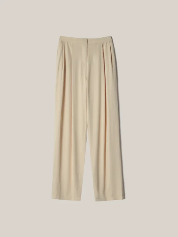 MALAIKARAISS Trousers Delta but­tercream<< Trousers