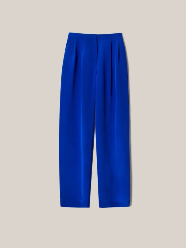 MALAIKARAISS Trousers Delta Yves KleinBlue<< Trousers