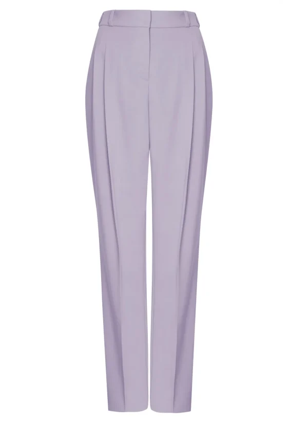 MALAIKARAISS TROUSERS RIVER LAVENDER<< Trousers