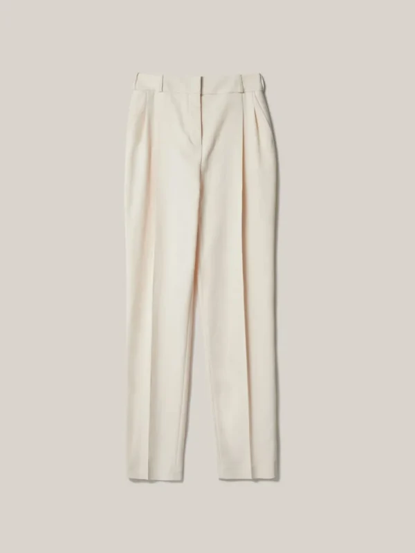 MALAIKARAISS TROUSERS RIVER nat­ur­alwhite<< Trousers